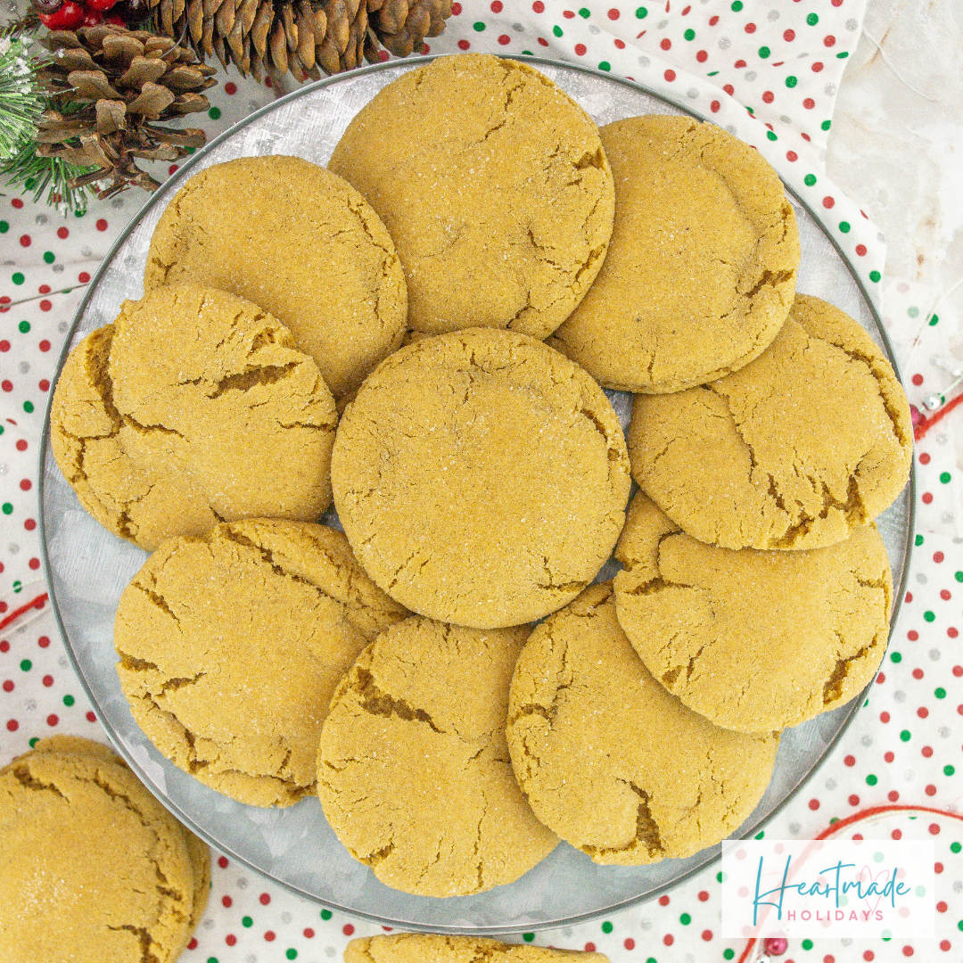 Old-Fashioned Chewy Gingersnap Cookies